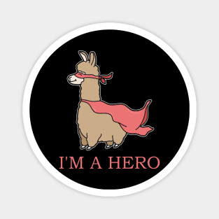 Hero Alpaca Magnet